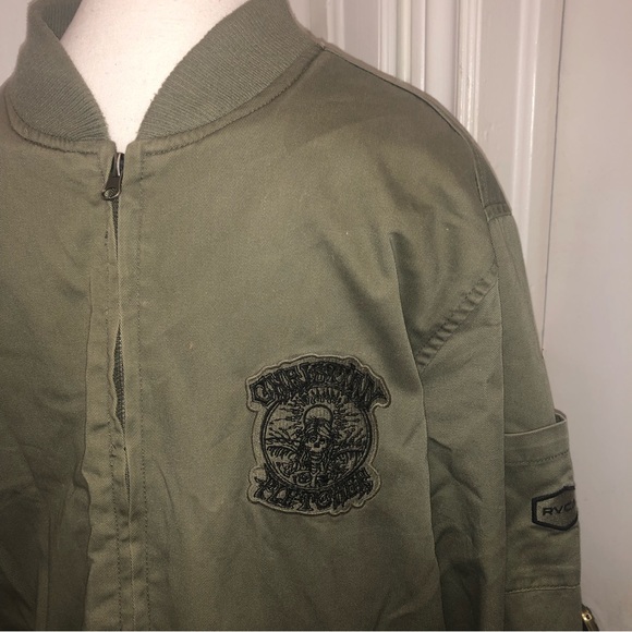 Christian fletcher + RVCA mens jacket size medium - Picture 2 of 8